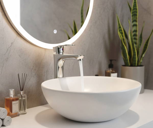 Krom Mix Lavabo Bataryası Çanak 29 cm