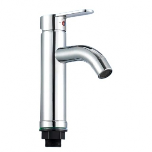 Chrome washbasin mixer F2