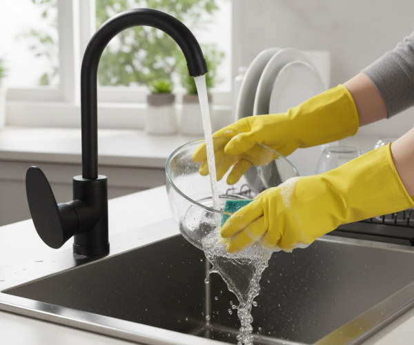 Black Kitchen Sink Faucet Nova 33 cm
