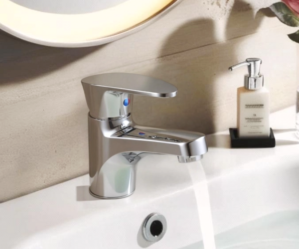 Krom Mix Lavabo Bataryası Mini 12 cm