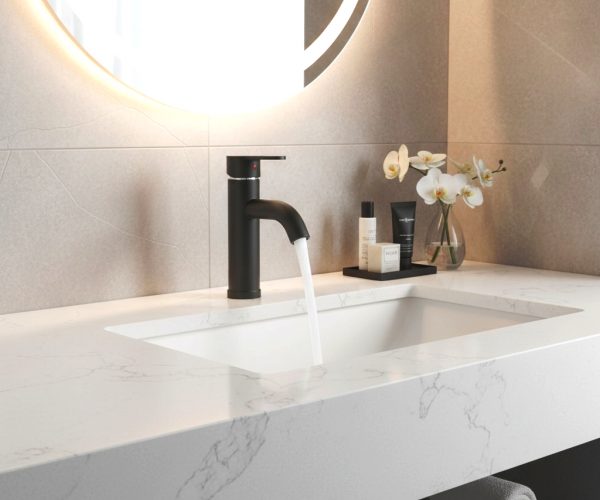 Siyah Mix Lavabo Bataryası F2 21 cm