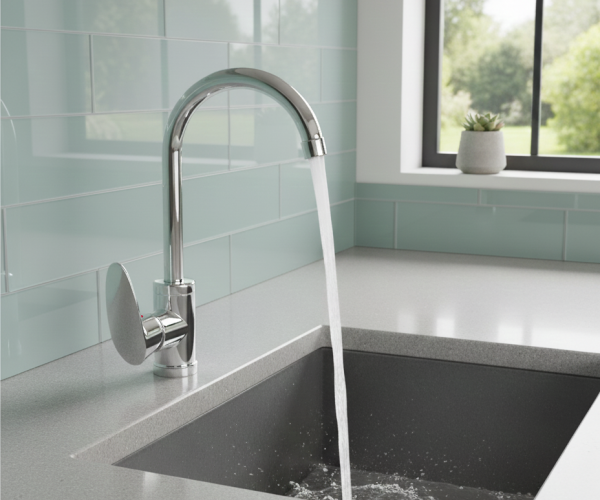 Chrome Kitchen Sink Faucet Nova 33 cm