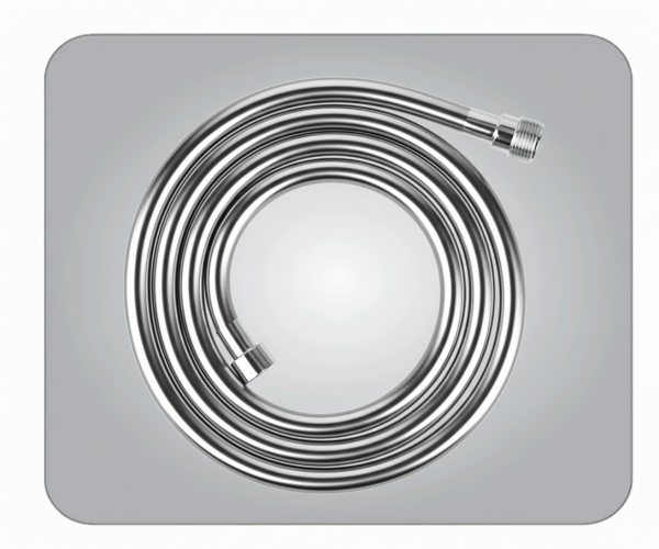 Krom PVC Esnek Dayanıklı Duş Hortumu 150 cm