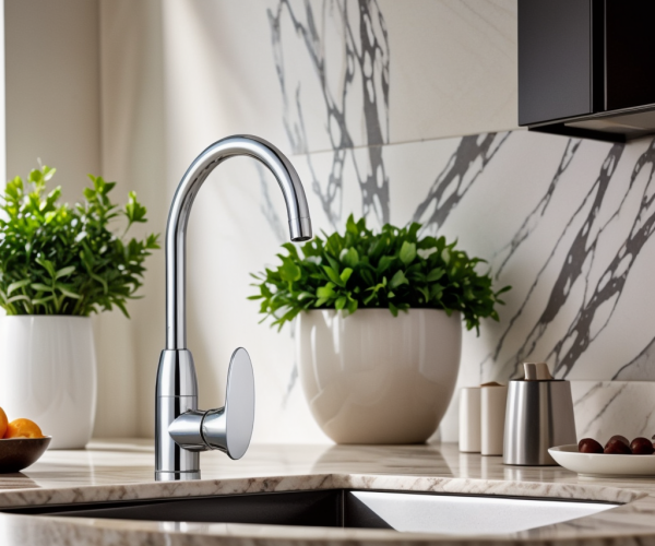 Krom Mix Eviye Bataryası Modern 35 cm