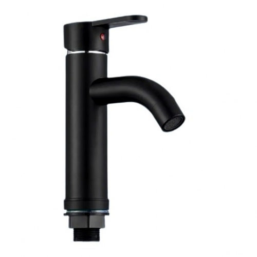 Black washbasin mixer F2