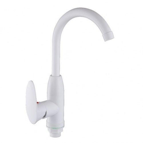 White kitchen sink mixer MODERN