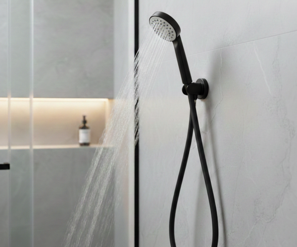 Black PVC Shower Hose 150 cm