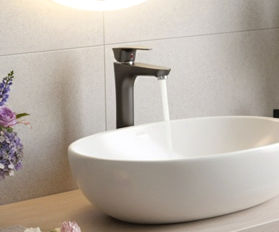 Antrasit Gri Mix Lavabo Bataryası Çanak 29 cm