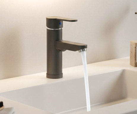 Antrasit Gri Mix Lavabo Bataryası F1 19 cm