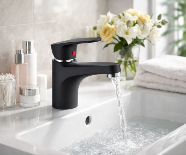 Black Sink Faucet Mini 12 cm